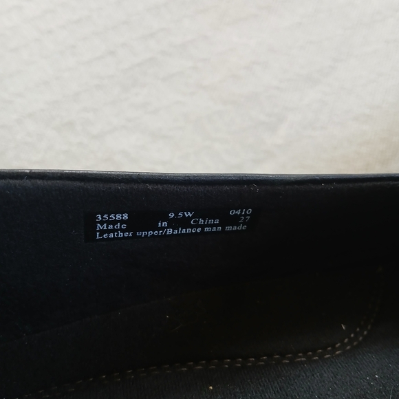 clarks ♡ croc bayou leather loafers black 9.5 work casual - Picture 7 of 7